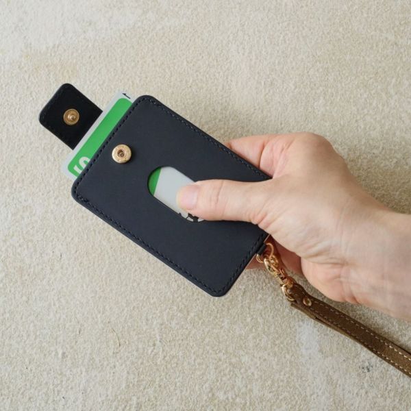 Suica 企頭皮革票卡夾 