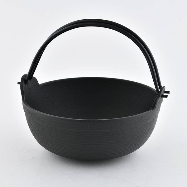 南部鐵器 圍爐深型鑄鐵鍋7寸 (附蓋) 