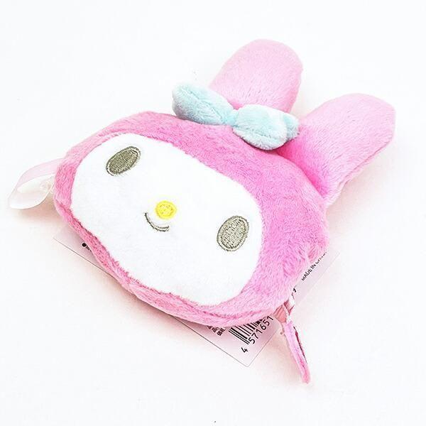 sanrio 美樂蒂/庫洛米大臉毛絨玩偶造型捲尺 