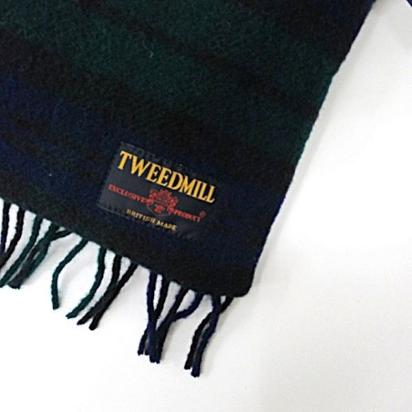 TWEED MILL 羊羔毛手提袋 