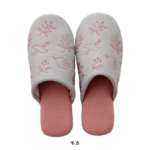 CDF ètendue Hanoca 花鳥刺繡室內拖 