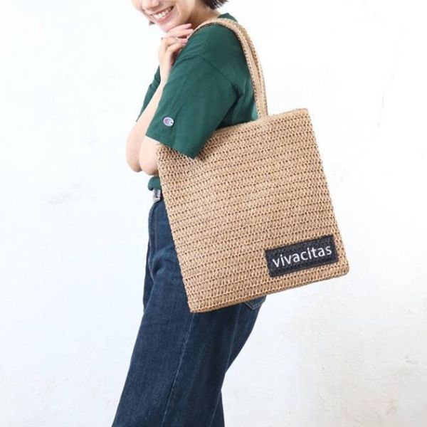 aristella 草編織A4肩背袋 