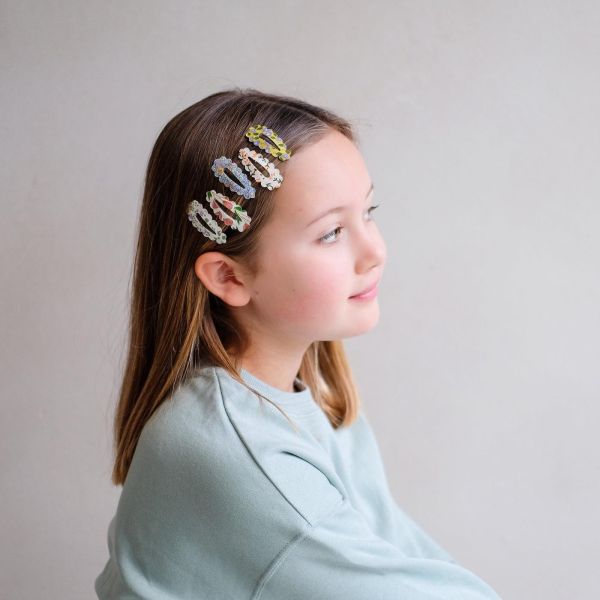 mini & lula 花邊造型髮夾5入組 