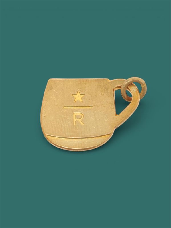 Tokyo星巴克臻選黃銅咖啡杯掛飾 