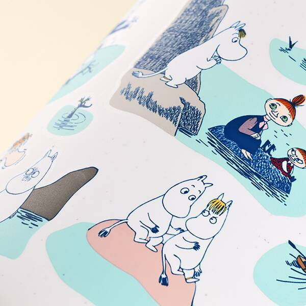 Moomin 木蓋竹纖維收納罐附餅乾 