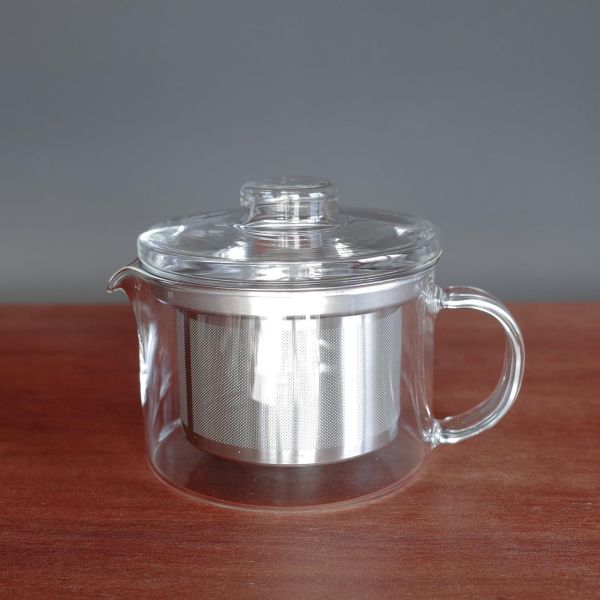 Common 耐熱玻璃濾茶壺500ml 