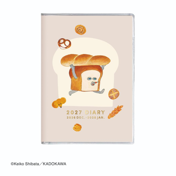 APJ 麵包小偷舉麵包2027B6日誌本 