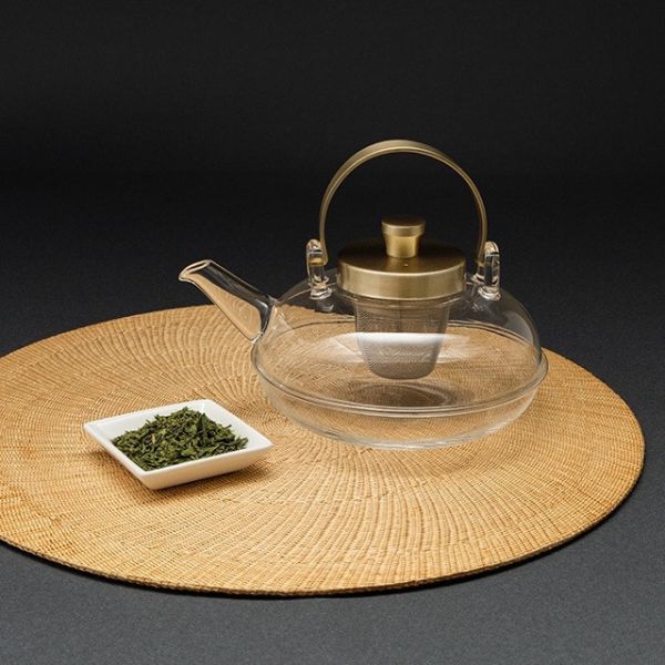 Hirota glass廣田硝子 丸形透明玻璃茶壺 