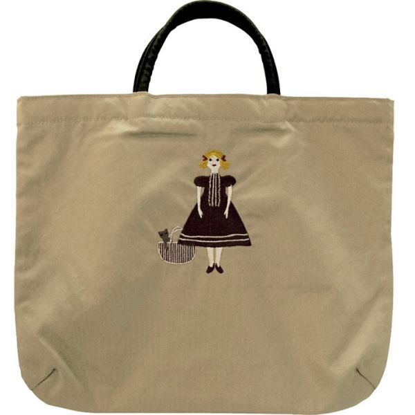 atsuko matano刺繡船型手提袋(三款) 