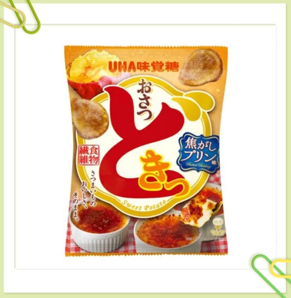 UHA味覺糖 焦糖布丁風味紅薯片60g 