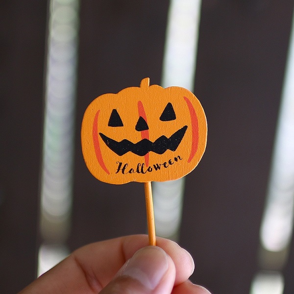 萬聖節南瓜 木製植栽裝飾 