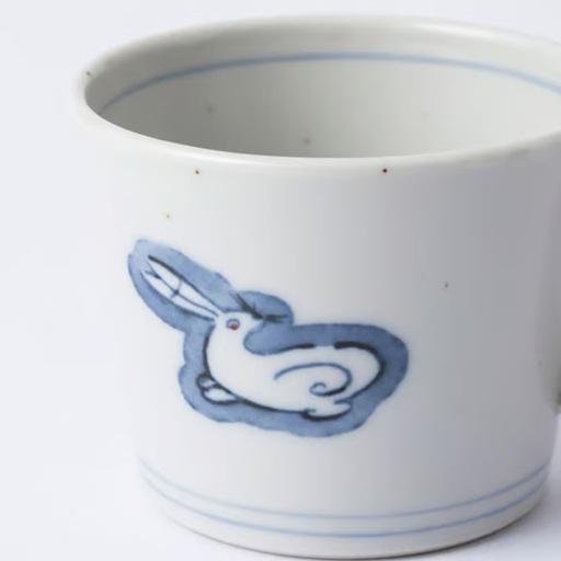 中川政七 瀨戶燒藍動物陶瓷馬克杯 