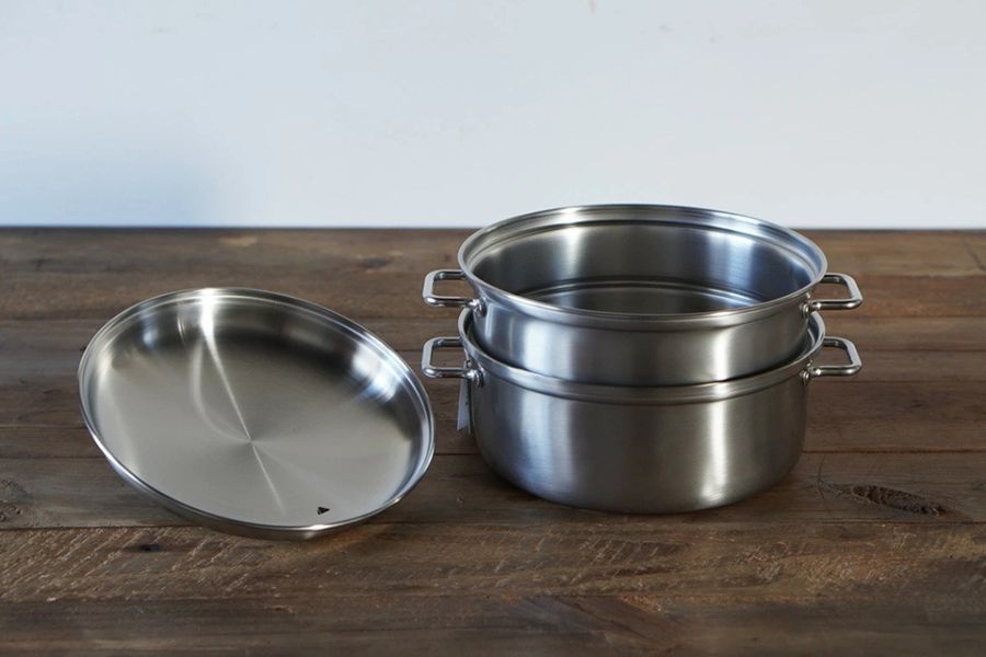 相澤工房 200V三層鋼雙層雙耳鍋 