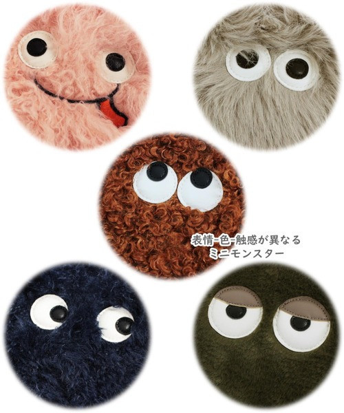 Rootote 眼睛毛怪大容量手拿包 