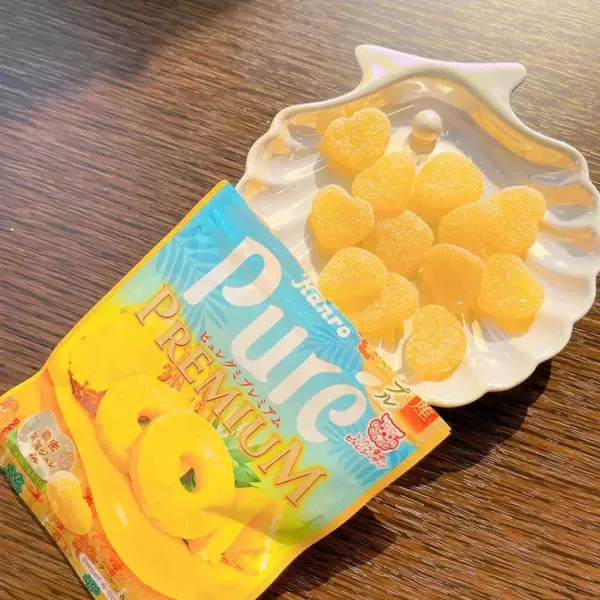 Kanro pure Premium 鳳梨軟糖 
