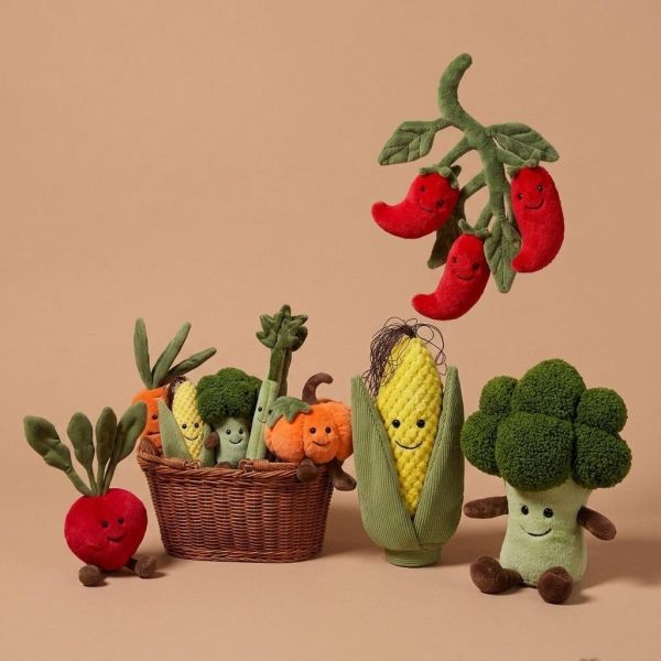 McHugs  擬人微笑毛絨玩偶 