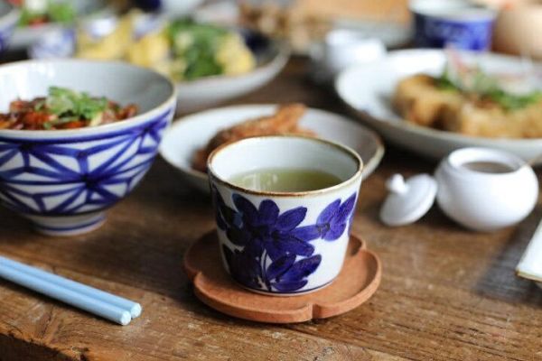 BARBAR 伊呂波菊花圓點點圖陶瓷茶杯 