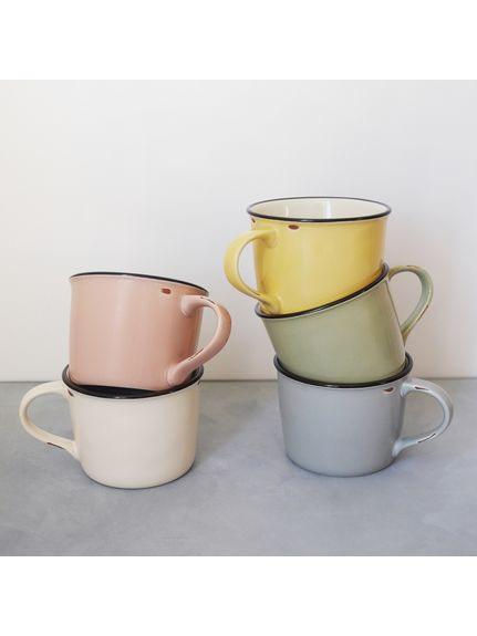 Madu 素色點綴馬克杯(粉) 