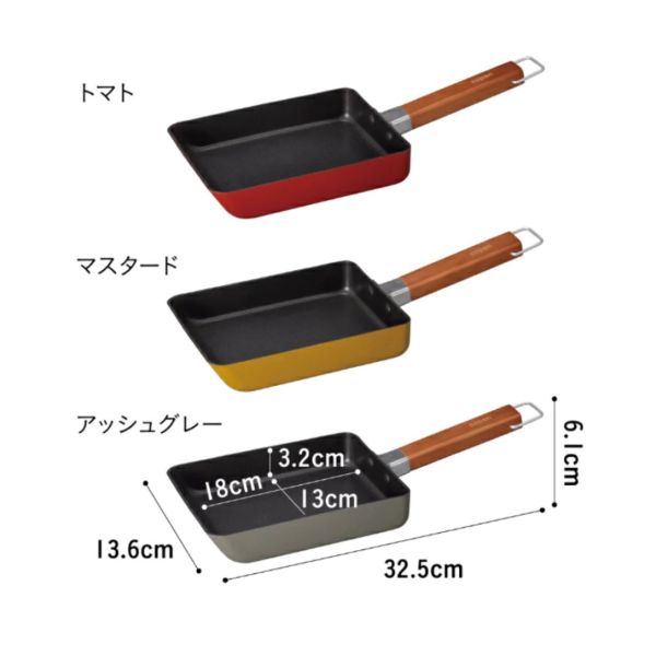 copan IH專用 小巧玉子燒平底鍋 (3×18cm) 