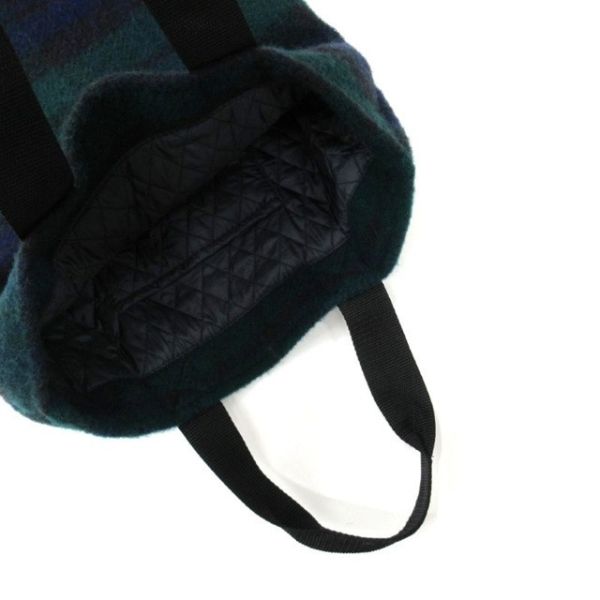 TWEED MILL 羊羔毛手提袋 