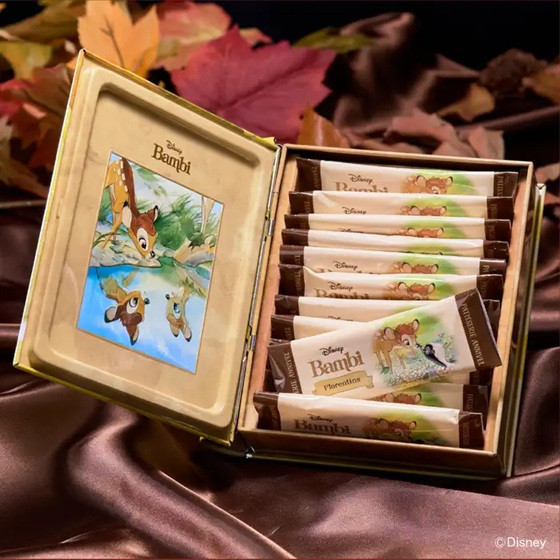 **預購** patisserie annive小鹿斑比香脆佛羅倫斯餅乾鐵盒12入 