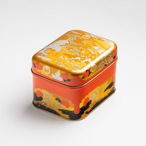 **預購** 坂角總本舖x德川美術館90週年限定蝦餅鐵盒 