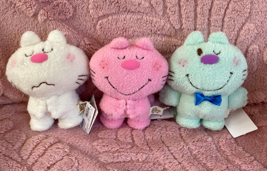 水森亞土 貓咪毛絨玩偶吊飾 