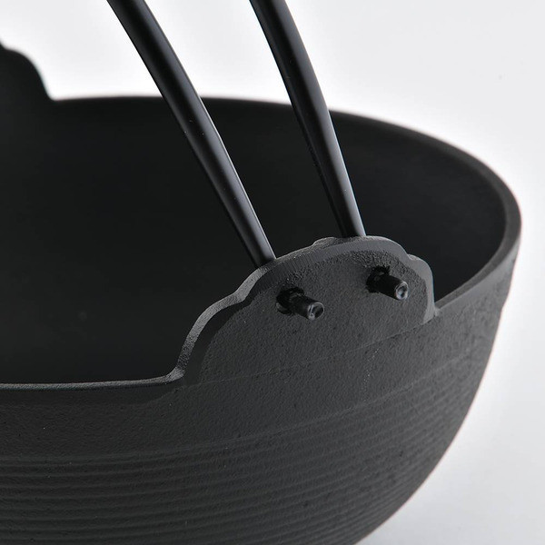 南部鐵器 圍爐深型鑄鐵鍋7寸 (附蓋) 