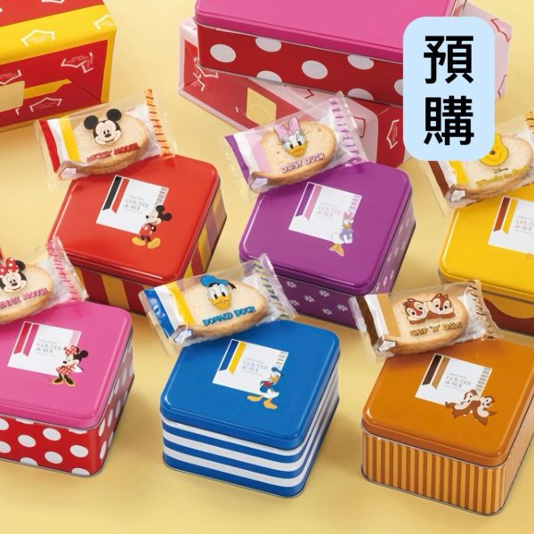 **預購**GATEAU FESTA HARADA × 迪士尼限定聯名 法國麵包脆餅鐵盒 