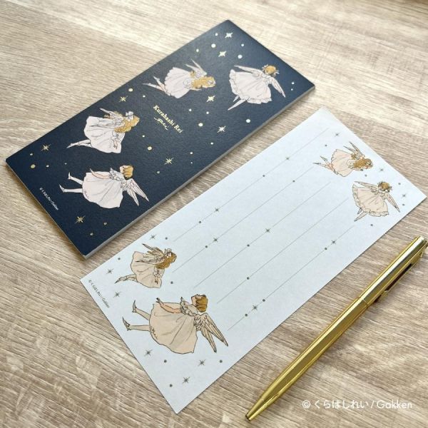 gakken kurahashi rei 燙金直式一筆箋 