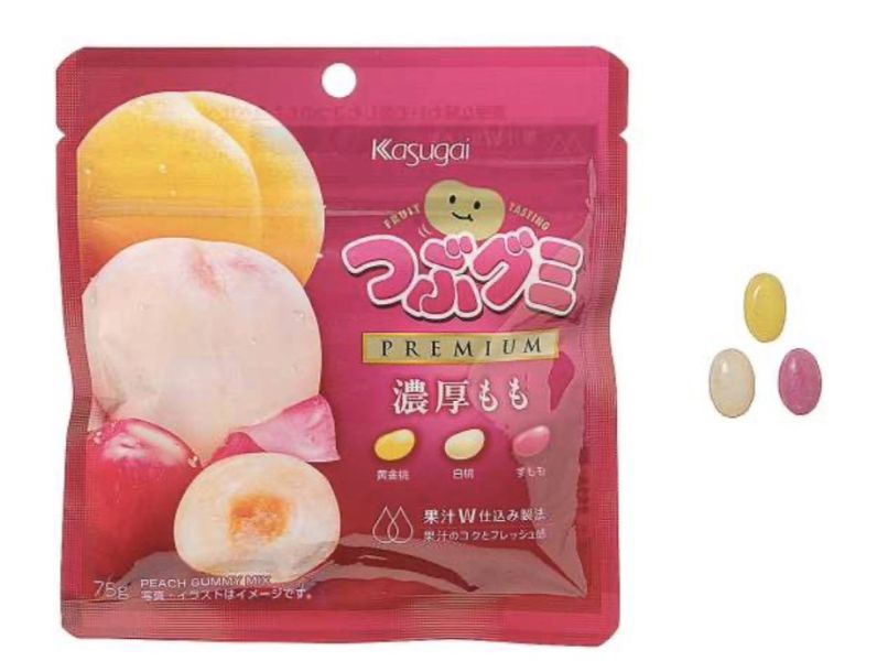 **預購** 春日井 PREMIUM濃厚三種水蜜桃水果軟糖 