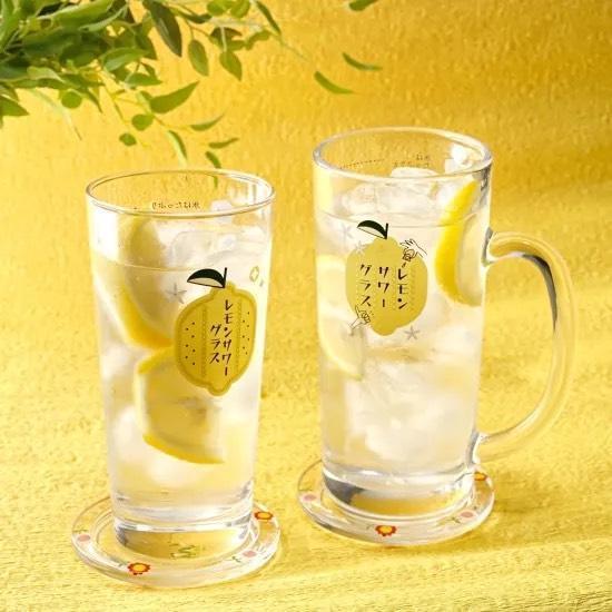 東洋佐佐木 檸檬沙瓦調酒刻度玻璃杯 