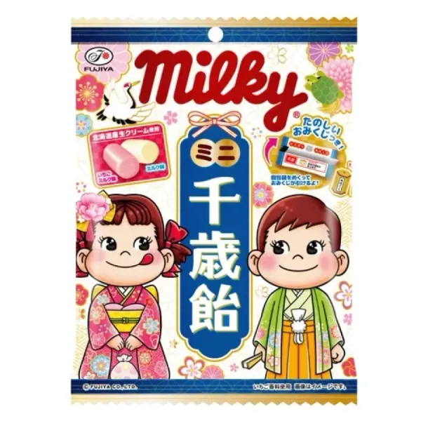 Fujiya 不二家 迷你千歲飴牛奶糖65g 