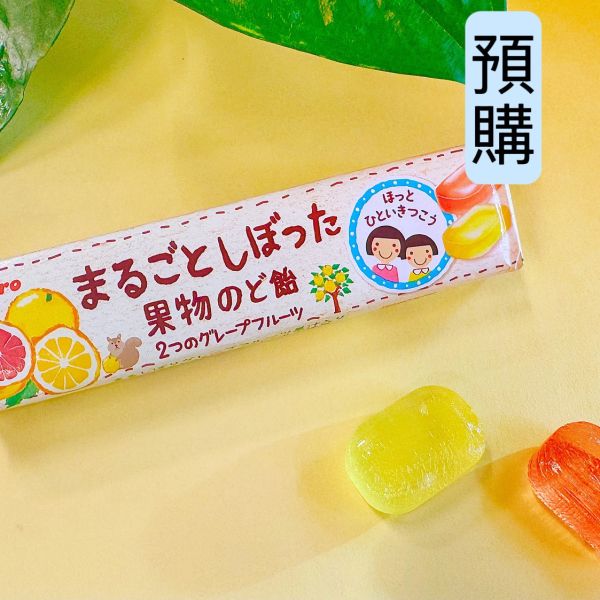 **預購** Kanro完整果實 兩種葡萄柚潤喉糖 
