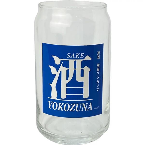 SUPER UMAI 啤酒罐造型玻璃杯 