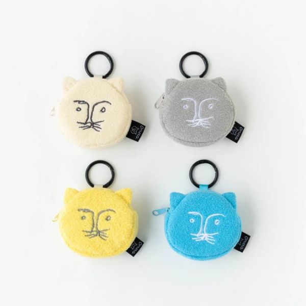 orneko 貓咪大臉收納包吊飾 