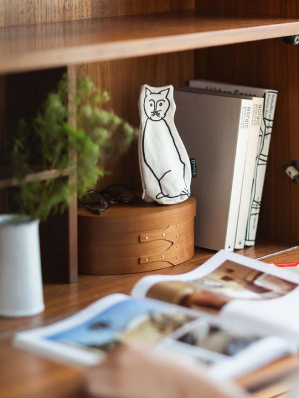 rootote x orneko 貓咪刺繡收納包造型登山扣吊飾 