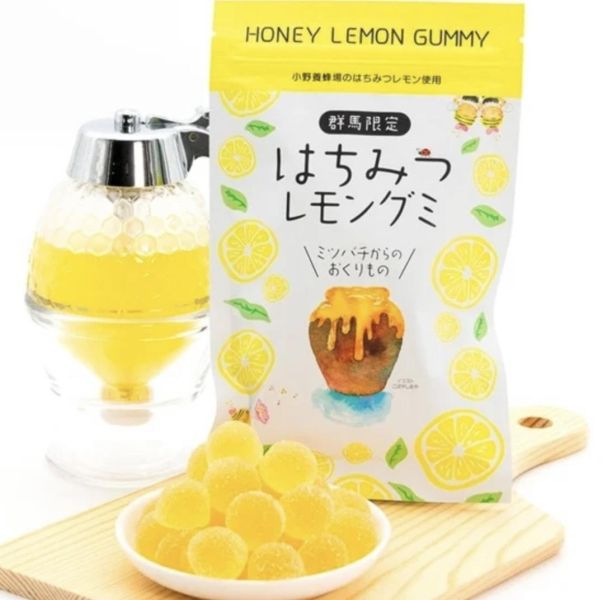 小野養蜂場 群馬限定蜂蜜檸檬軟糖夾鏈袋 