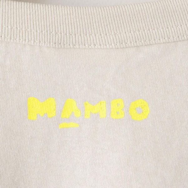 mambo & bb 比熊犬大頭純棉短T(螢光) 