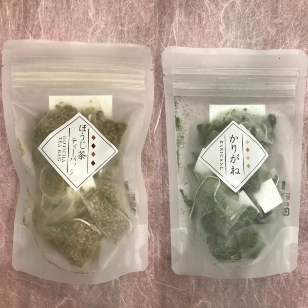 小野園三島 雁音綠茶/焙茶包夾鏈袋12入 