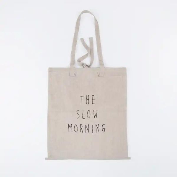 Finissage The Slow Morning亞麻肩背袋 