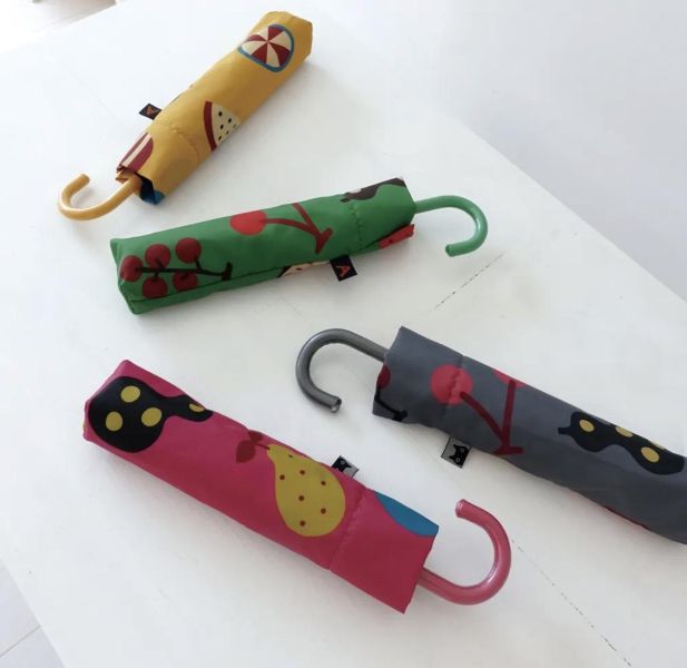 Atsuko Matano 復古水果印花手把折疊傘 