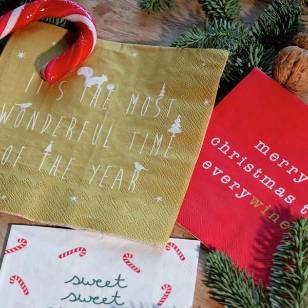 räder 松鼠金色裝飾餐巾紙(33cm) 