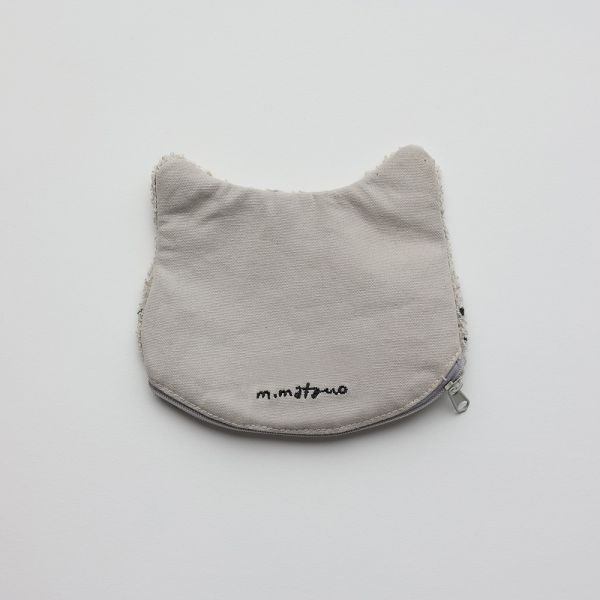 松尾美雪 貓咪造型毛絨收納包