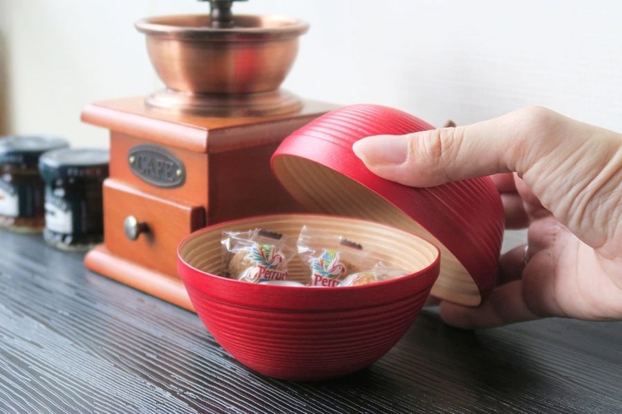BUNACO 青森山毛櫸蘋果造型置物盒 