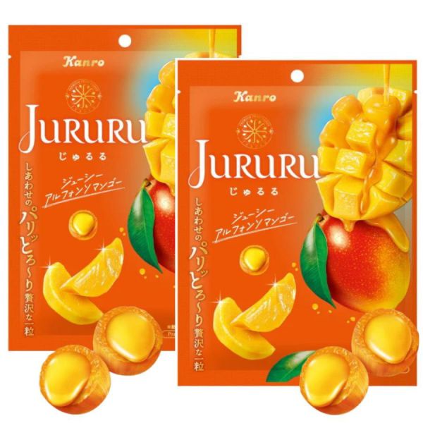 Kanro Jururu 芒果果汁軟糖 