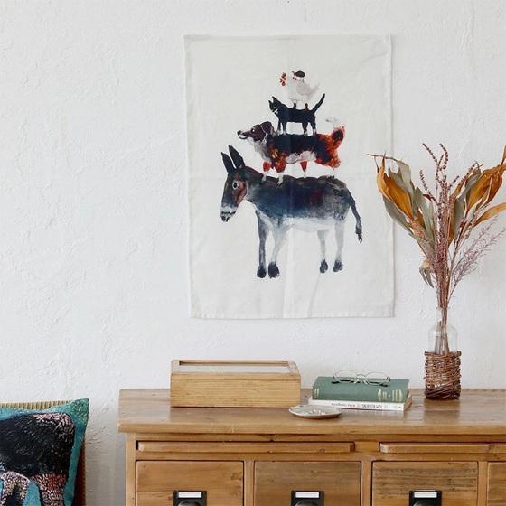 Atelier KOTETSU 動物廚房擦手巾 