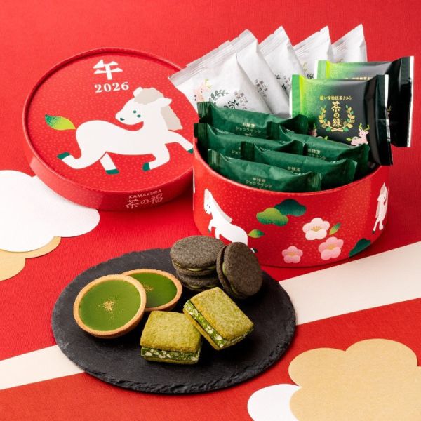 **預購**  kamakura 茶之福2026馬年三種抹茶甜點禮盒12入 