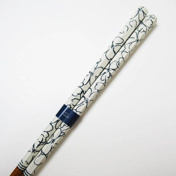 KURAB 花凛天然木筷23cm 