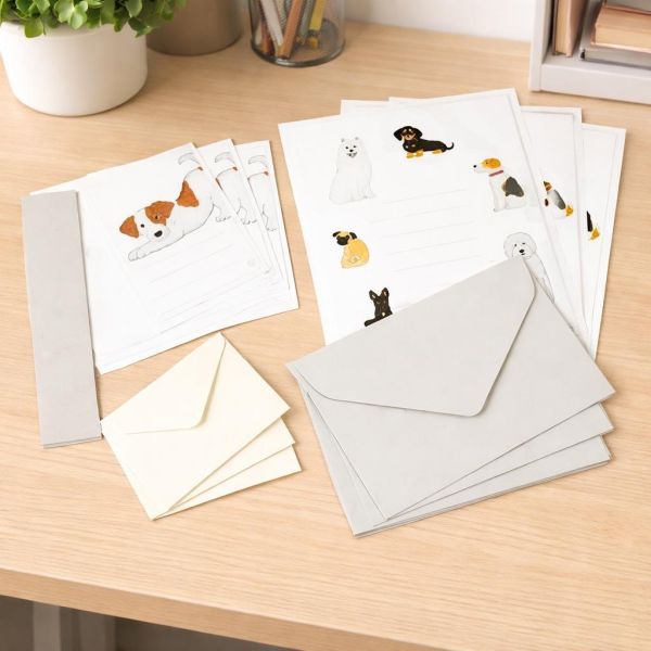 greeting life 米津祐介狗狗信紙組六入組 